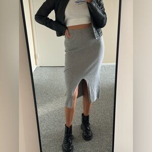 Free people knit midi skirt!